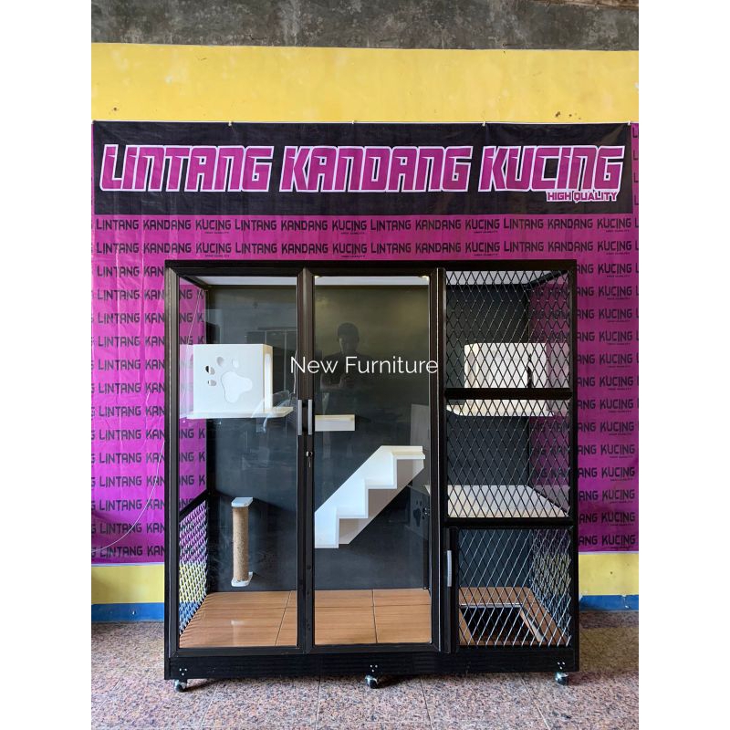 kandang kucing aluminium kandang kucing minimalis kandang kucing modern kandang kucing besar kandang