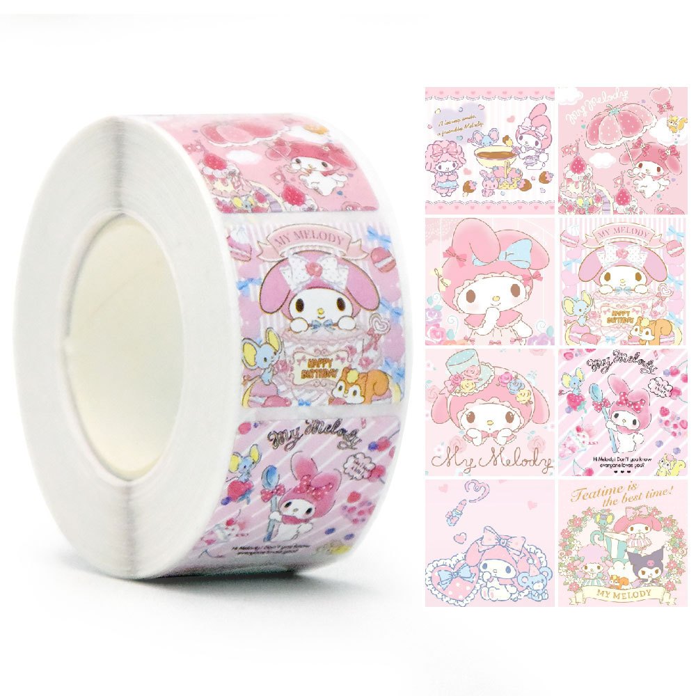 

SS STICKER ROLL MY MELODY 500PCS STIKER TEMPEL