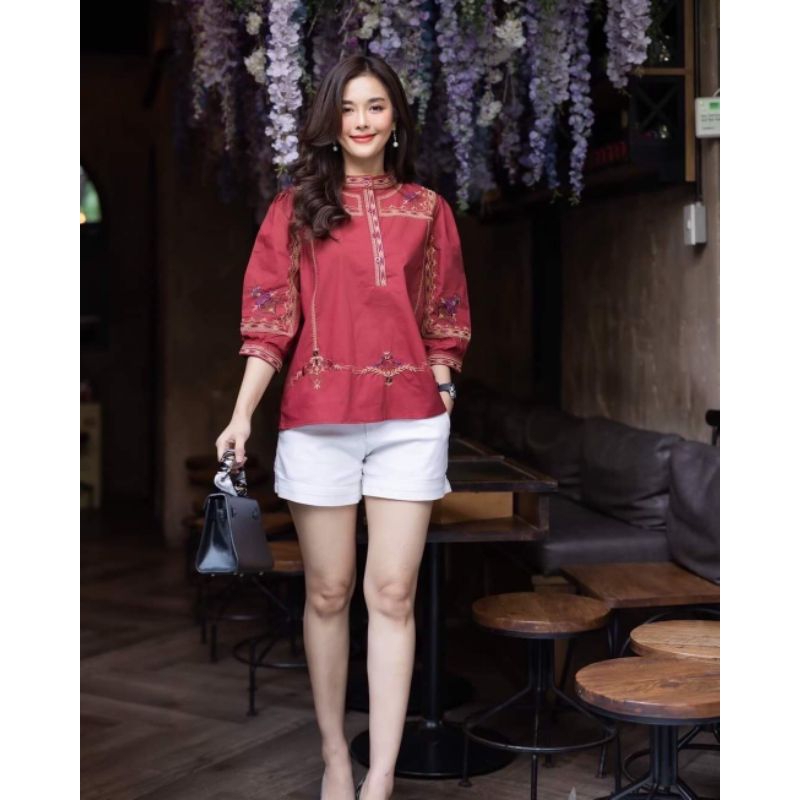 Atasan Blouse Cutie Minute Import Bangkok