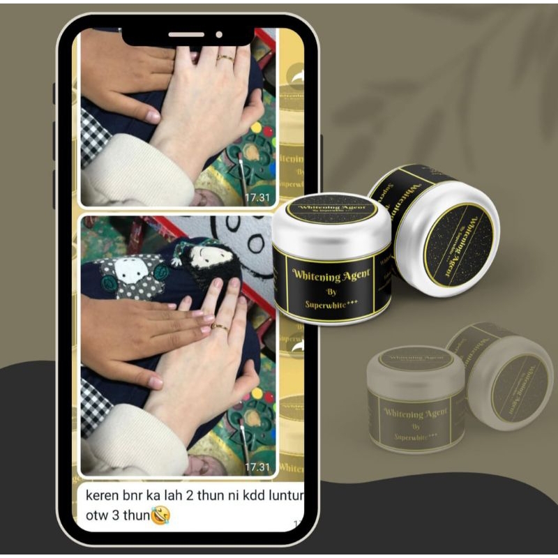 Whitening Agent by superwhite+++ [250ml] ( Promo terbatas ) + DAPAT GiFT