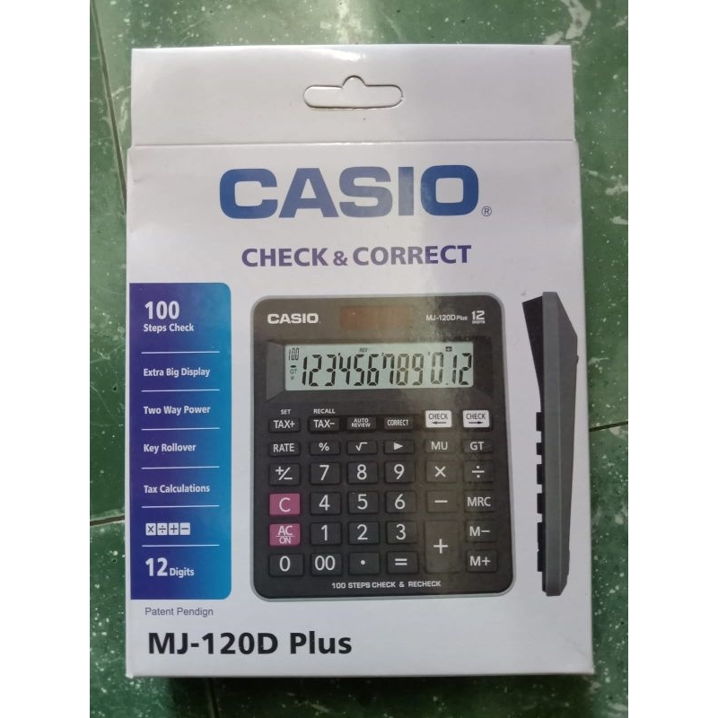

KALKULATOR CASIO MJ 120D PLUS, 12 DIGIT
