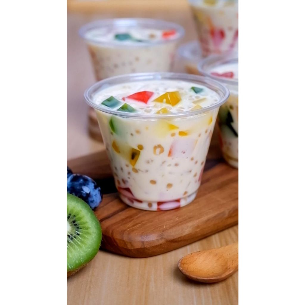 

fruit & veggie rainbow jelly