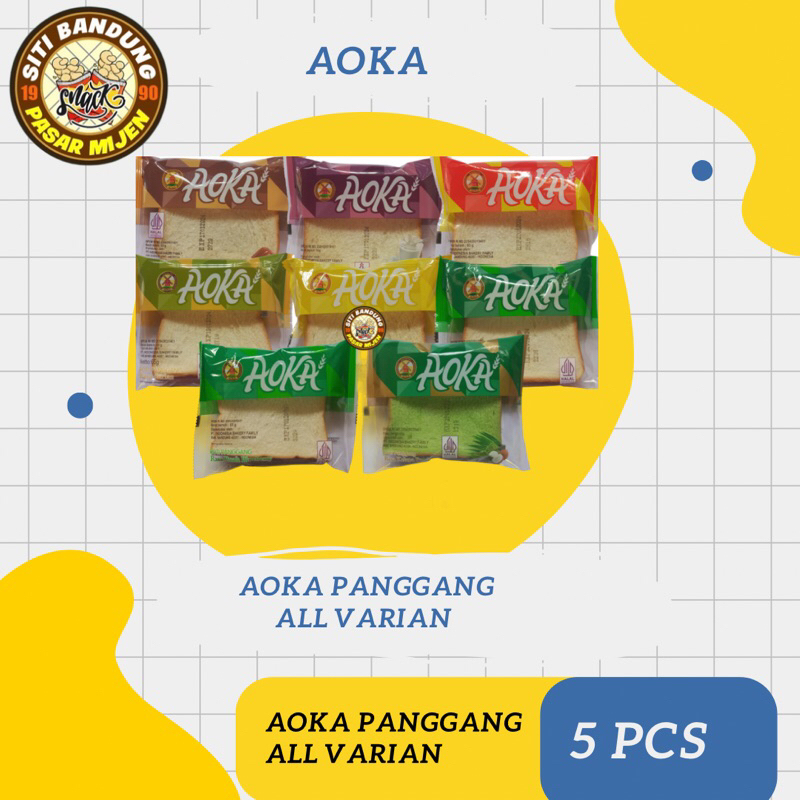 

Roti Aoka 65gr Coklat / Blueberry / Durian / Strawberry / Vanilla / Keju/ Pandan / Nanas