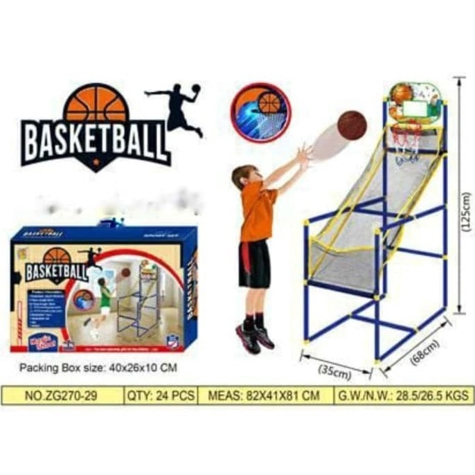 KODE R3L2 Mainan Anak Basket Ring Basketball Bola Olahraga Laki Laki Cowok Edukasi Usia Umur 3 4 5 6