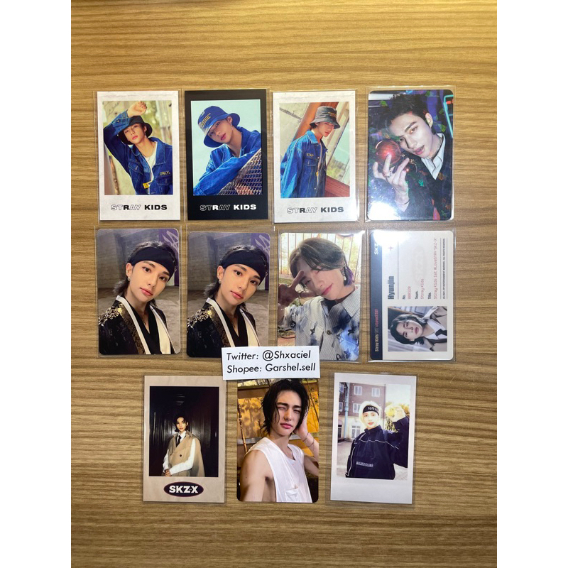 hyunjin pola D9 chrismas evel noeasy id card skz x pola