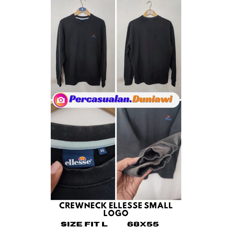 crewneck ellesse second small logo