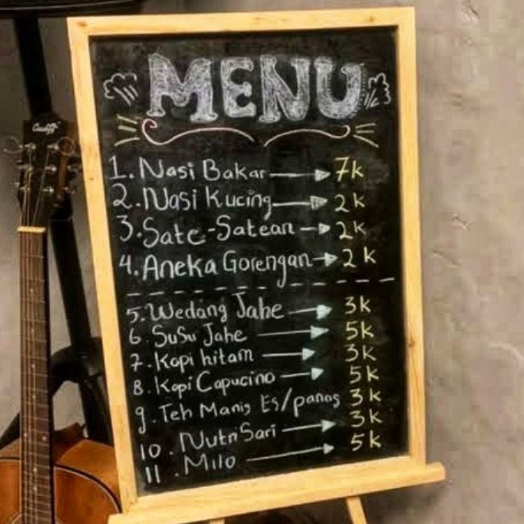 

KODE H26Y Papan Kapur Tulis KayuBlackboardChalkboardPapan Menu Cafe Wedding dll Ukuran 46cm Bonus KapurPenghapus