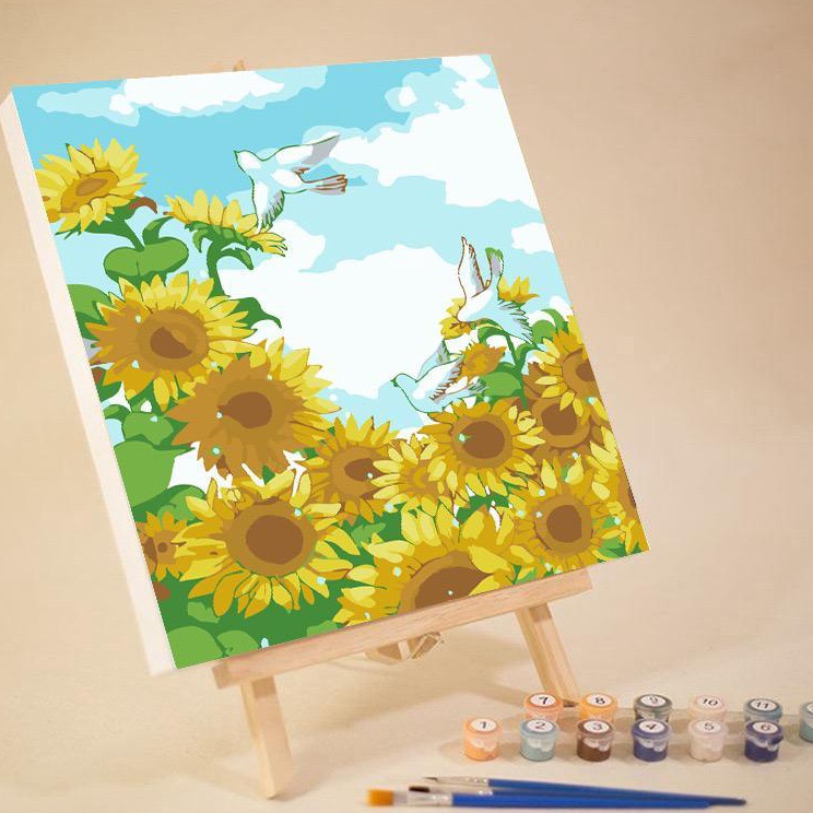 

Kualitas Terpopuler diy canvas painting number karakter anime kartun bunga alam