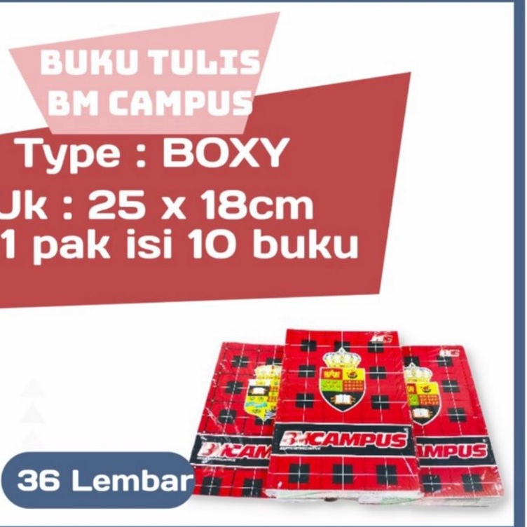 

Paling Istimewa Buku tulis Campus Bmc 36 lembar 1pak1buku
