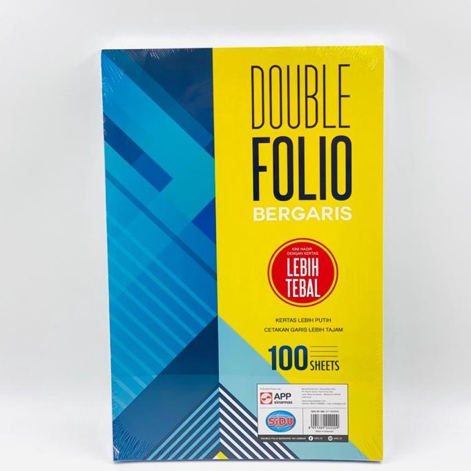 

Diskon Update Kertas Double Folio Bergaris Garis Sinar Dunia SiDu SD 1 Lembar