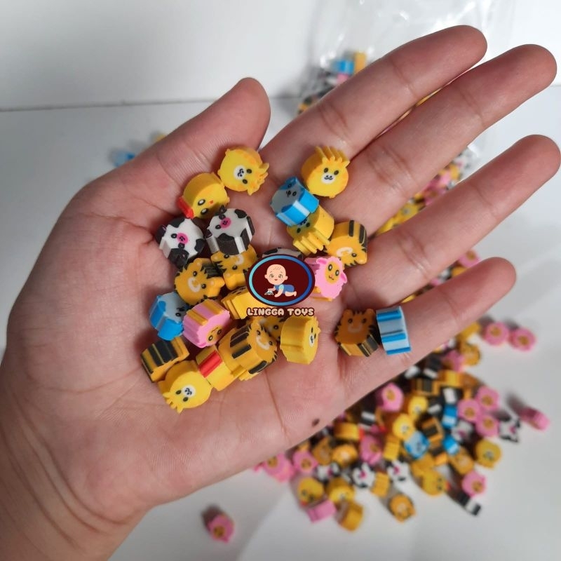 

500 GRAM PENGHAPUS KECIL KILOAN/PENGHAPUS KARAKTER KECIL