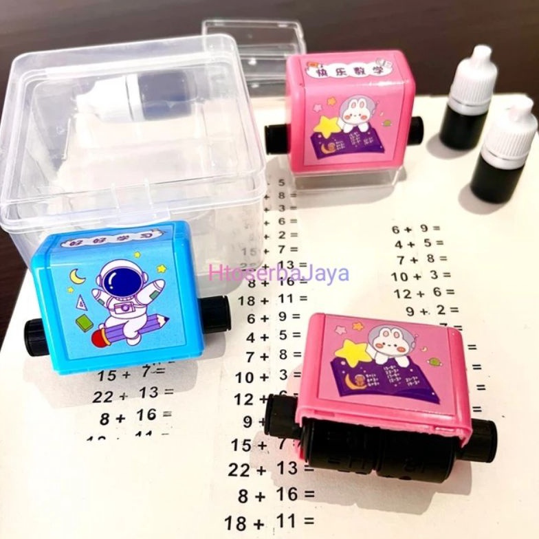 

KODE G33V STEMPEL ROLL SOAL MATEMATIKA MATH PRACTICE NUMBER ROLLING STAMP LEARNING EDUCATION