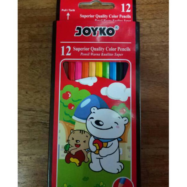 

Penjualan Terbaiik Pensil Warna Joyko Panjang 12w