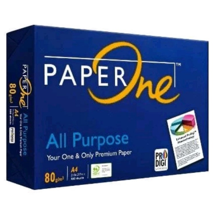 

Paling Puas Kertas HVS A4 8 Gr PaperOne Kertas Fotocopy khusus