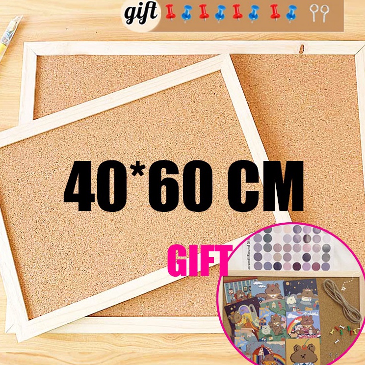 

Kejutan Meriah Cork Board Message 4 x 6 cm Background Sticker Papan MadingMessage Board Cork Board