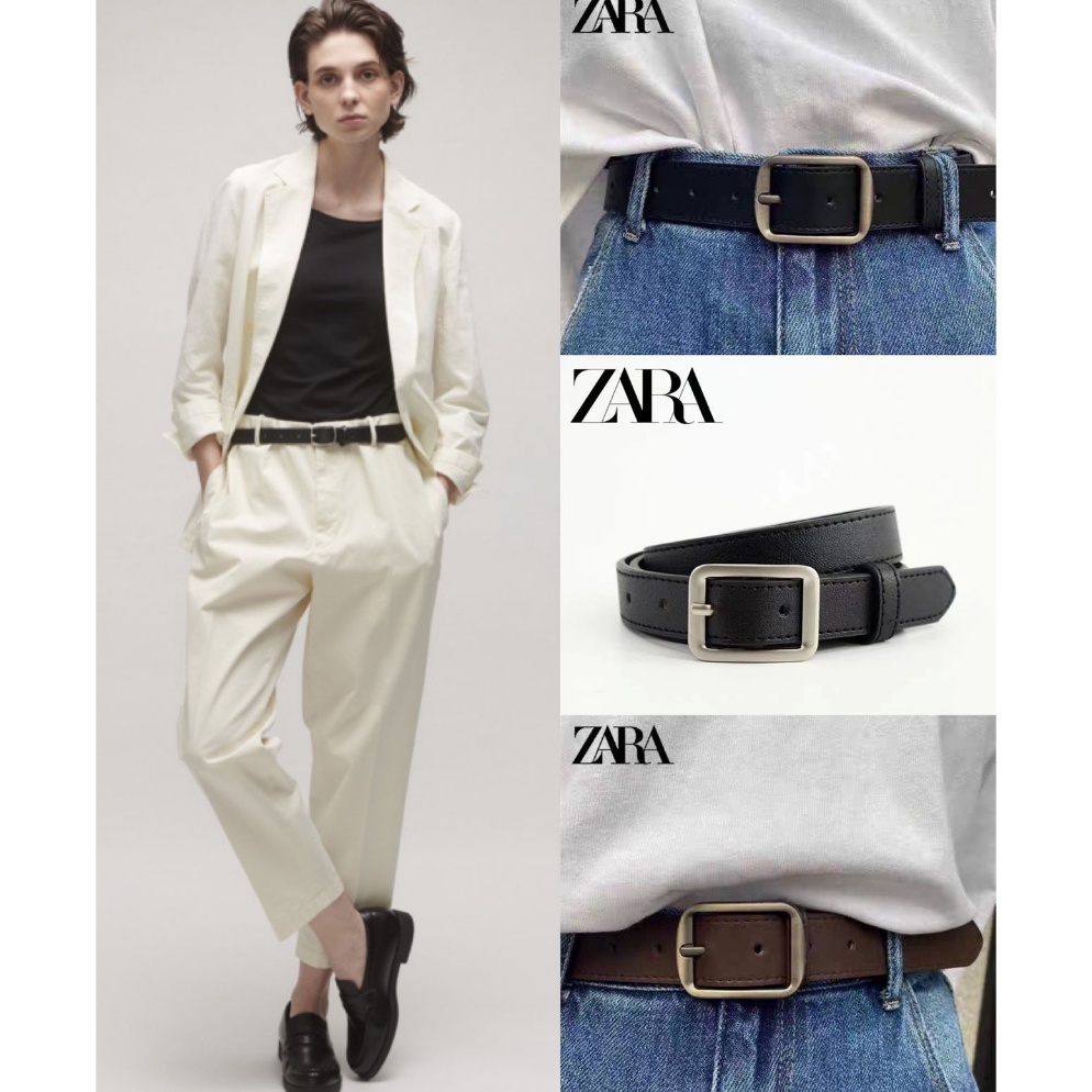 Sangat Nyaman Zara Leather Belt