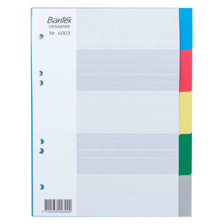 

Garansi Hemat Bantex PP Colour Divider A5 5 pages 63