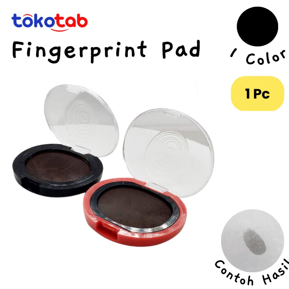 

Free Packing Tokotab Bantalan Bak Tinta Stempel Cap Sidik Jari Jempol Fingerprint Pad