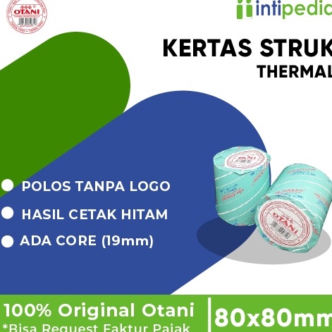 

Penjualan Favorit KERTAS STRUK THERMAL OTANI 8 X 8 BLACK THERMAL PAPER ROLL OTANI