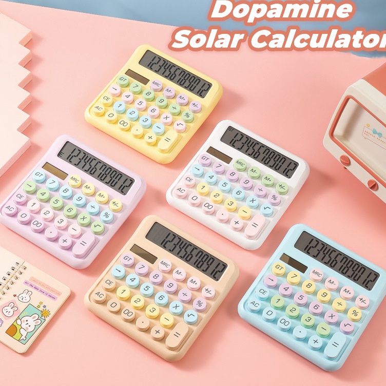 

Grosir Pemesanan Macaron Kalkulator Elektronik 12digis Display Besar Keyboard Dot Mekanik Tombol Besar Kalkulator Lucu Alat Tulis Ilmiah