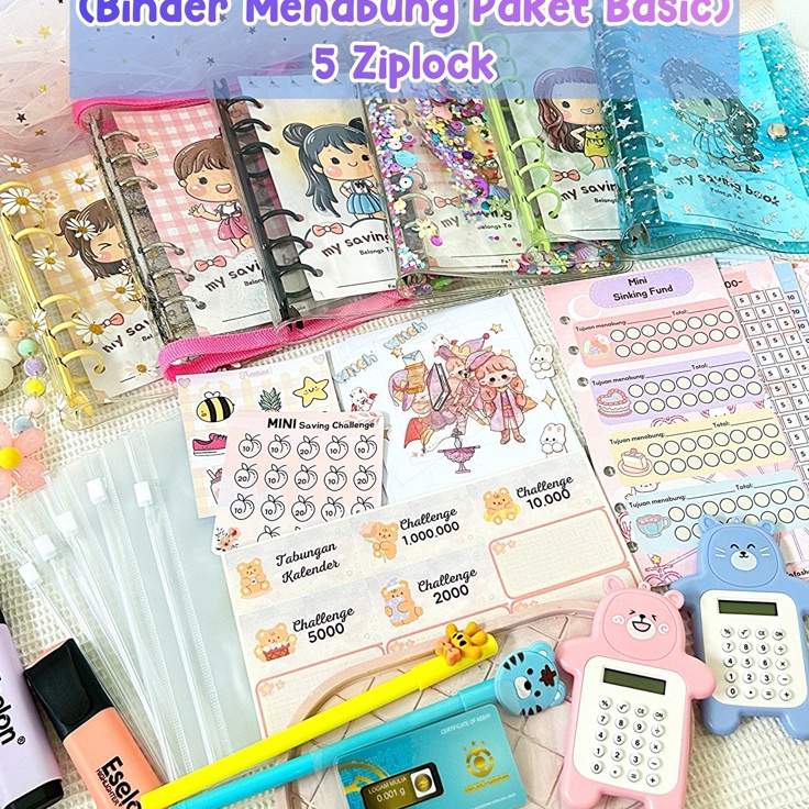 

Garansi 1 5 Ziplock Binder menabung Paket basic