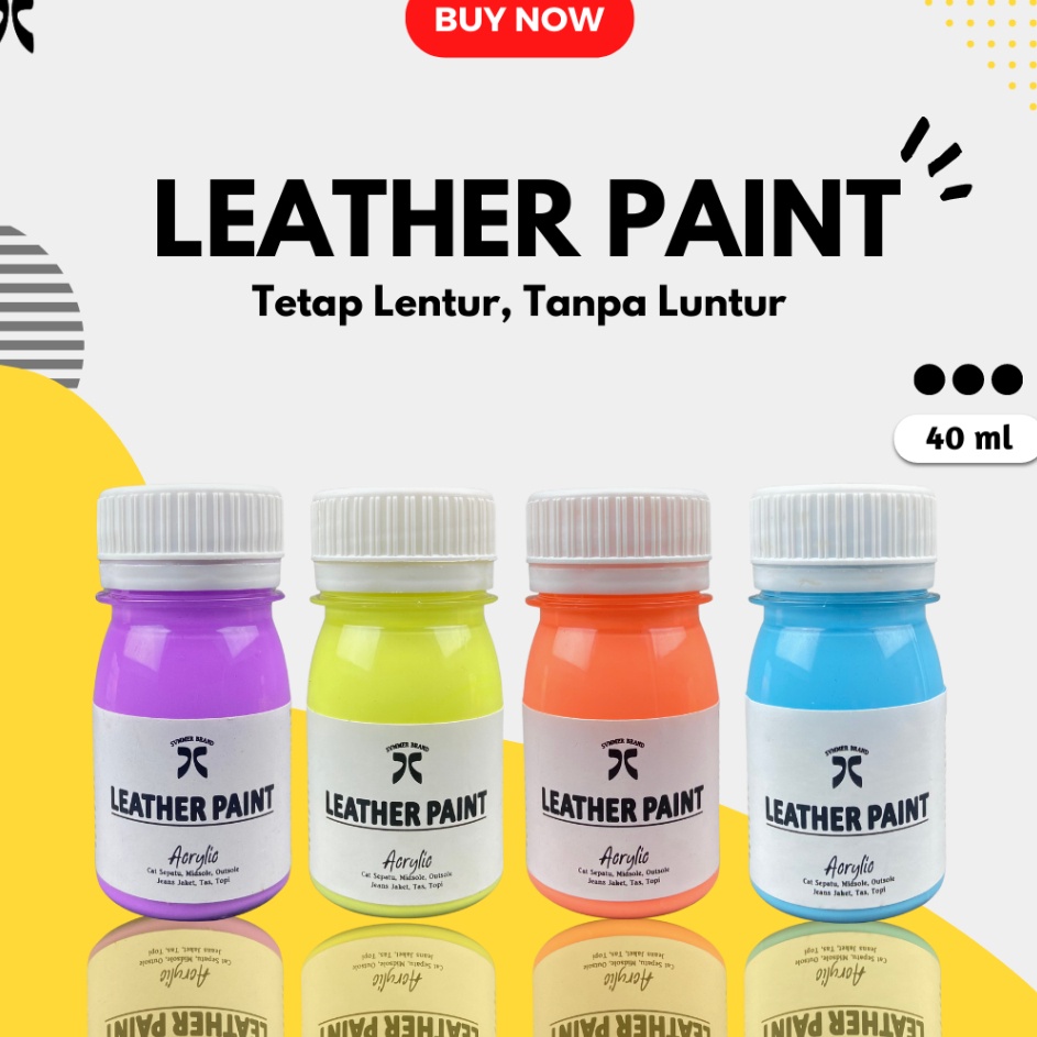 

Lebih Untung Leather Paint Cat Sepatu Tas Jaket Kaos Lukis Sol Kulit Asli Sintesis Repaint Dompet Jeans Topi Kanvas Shoes Canvas Svmmerink