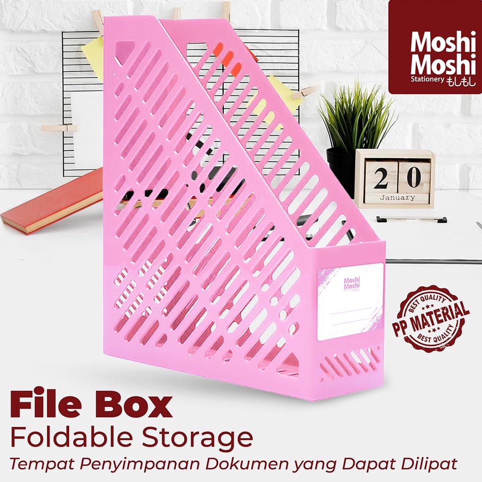 

Promo Terlaris File Box Moshi Foldable Storage Tempat Penyimpan Lipat Dokumen Kantor