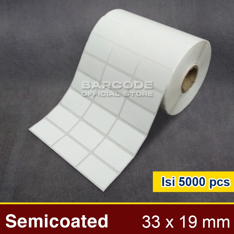 

Paling Kekinian Label Barcode 33 x 19 mm 33x19 33x19mm Kertas Sticker Semicoated 3 line
