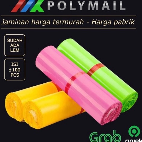 

Produk Trending POLYMAILER 1PCS 17x3CM PINK HIJAU KUNING EKONOMIS PLASTIK POLYMAILER