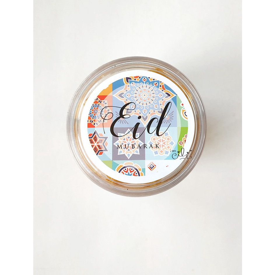 

Diskon Terkini SIF35SIF47 stiker toples kue kering diameter 7 cm lebaran idulfitri isi 32 stiker