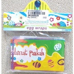 

Harga Murah EGG WRAPS PEMBUNGKUS HIASAN TELUR PASKAH