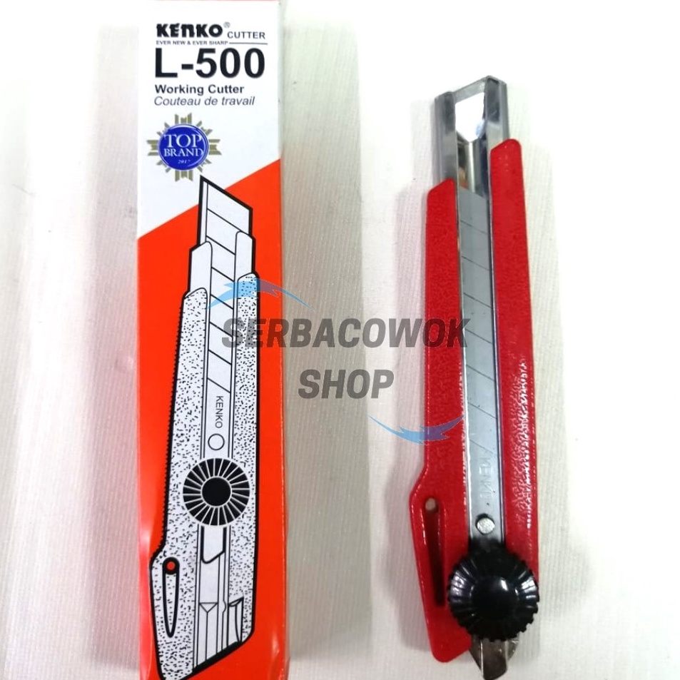 

Super Obral Pisau Cutter KENKO L 5 Besar Murah Tajam Cutting Knife Piso Kertas Kardus Termurah Berkualitas