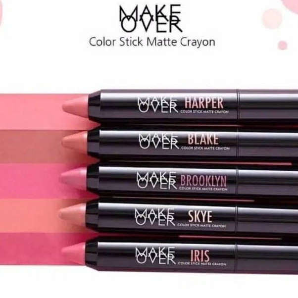 

Ready Terlaris Make Over Color Stick Matte Crayon 26g Makeover