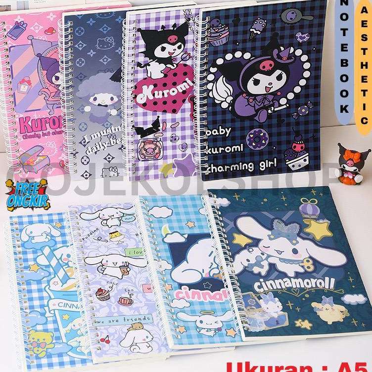 

Update Sekarang Buku Tulis Sekolah A5 Anak SD Sanrio Kuromi Notebook Anak Cinamoroll Buku Catatan Anak