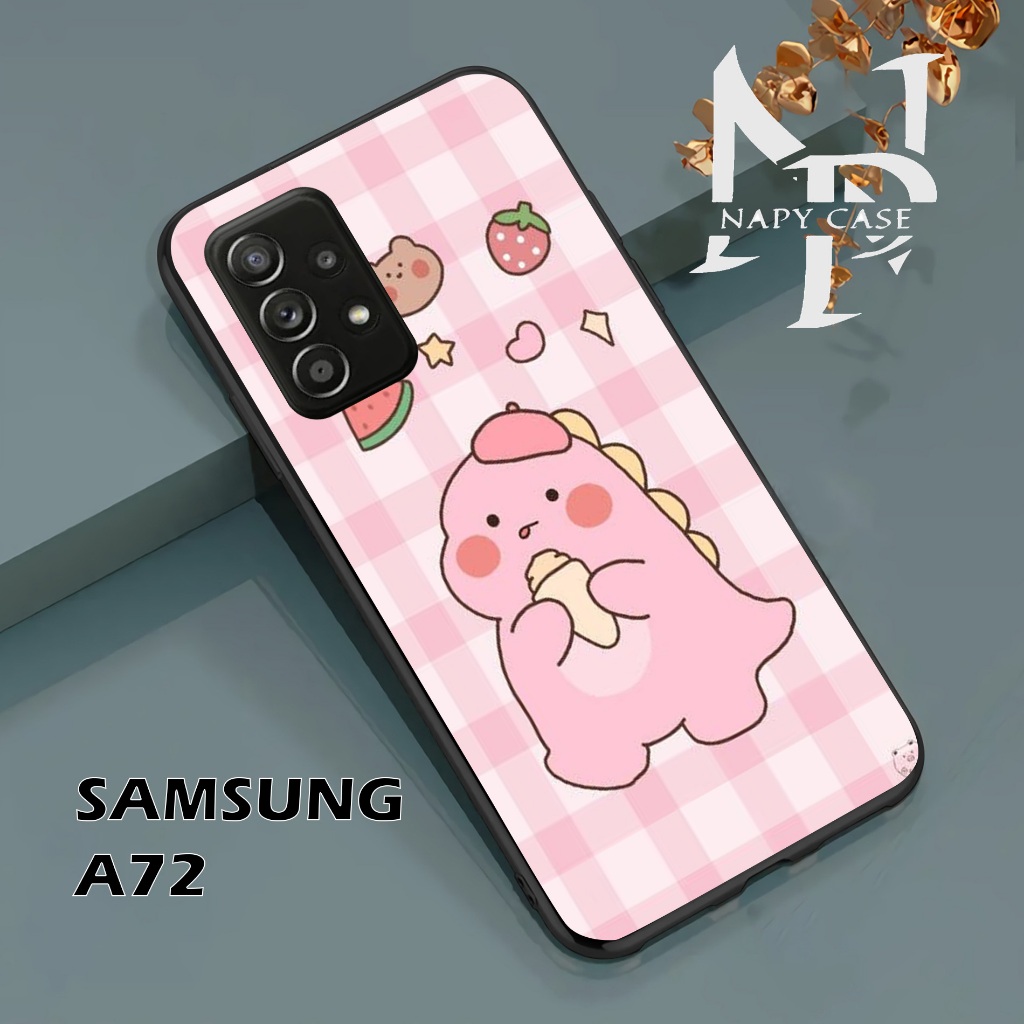NAPY Case SAMSUNG A72 DINO - Casing SAMSUNG A72  - Case Hp - Casing Hp - Hardcase Glossy - HardcaseSAMSUNG  A72 - HardcaseHp - Kesing Hp