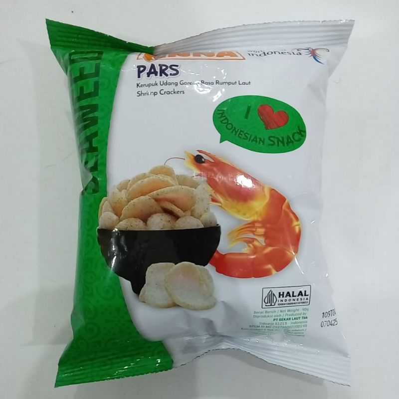 

Finna Pars Kerupuk Udang Goreng Rasa Rumput Laut 40 g