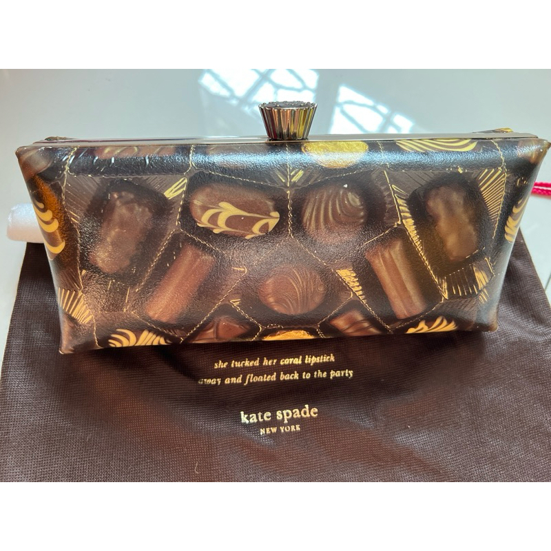 authentic clutch bag kate spade tas pesta unik tas pesta coklat tas pesta antik