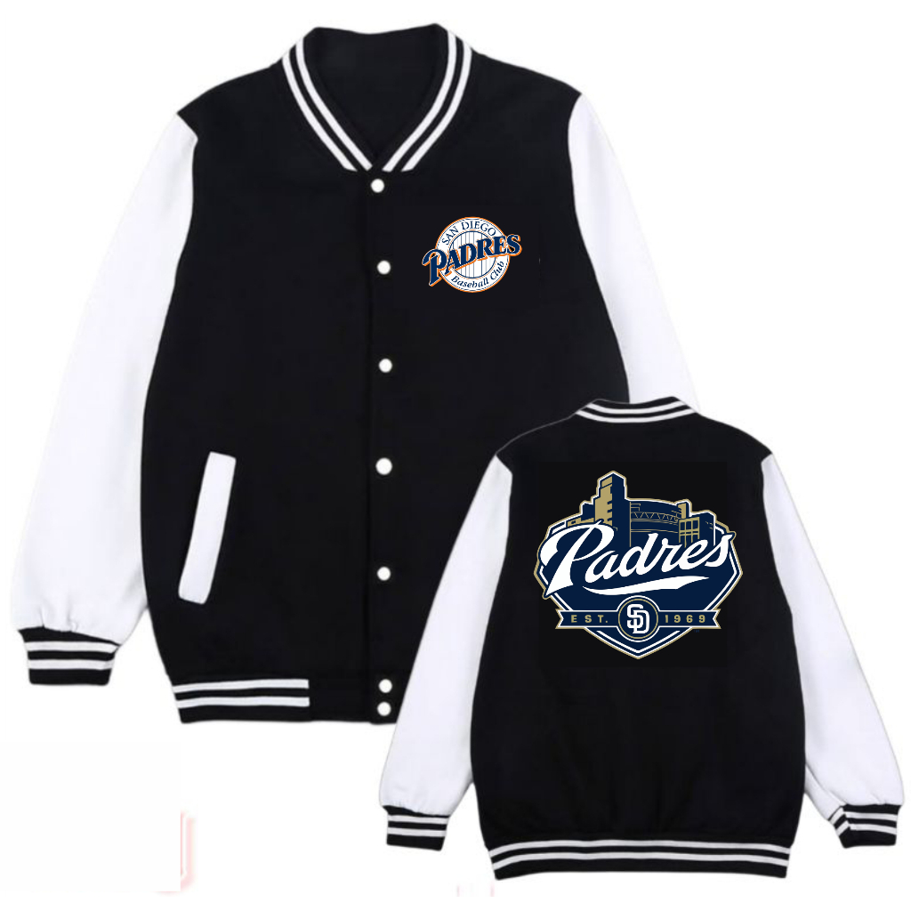 JAKET VARSITY BASEBALL PRIA PADRES  BIG SIZE JUMBO