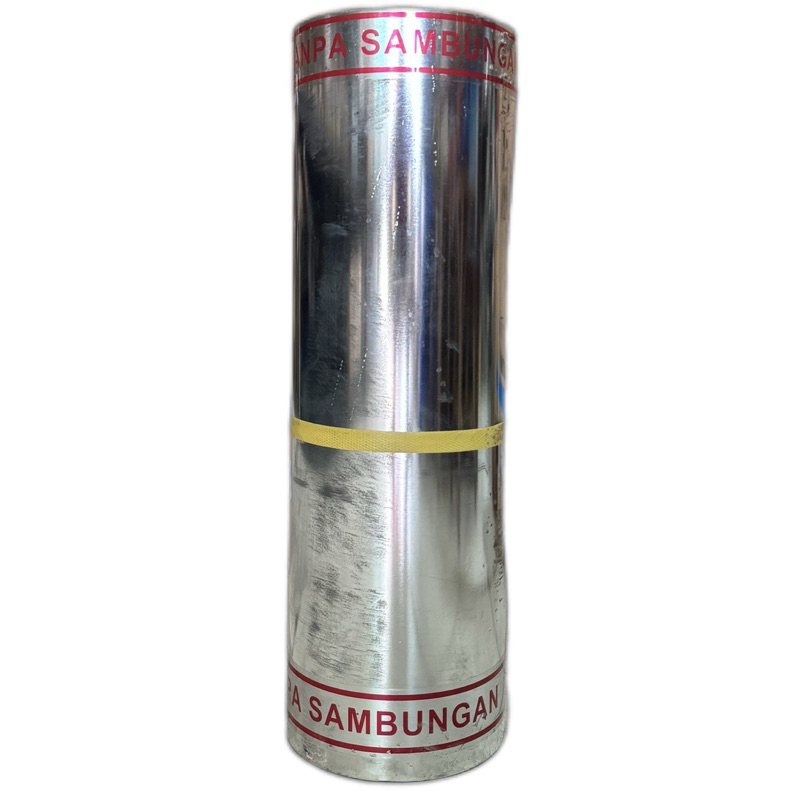 SENG PLAT TALANG GALVANIS PANJANG 30M TINGGI 55CM LEBAR 0.20MM ROLL TANPA SAMBUNGAN/TALANG AIR TUTUP