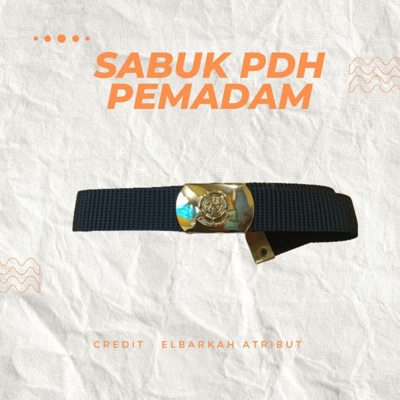 SABUK PDH / GESPER / IKAT PINGGANG PEMADAM KEBAKARAN ATRIBUT DAMKAR