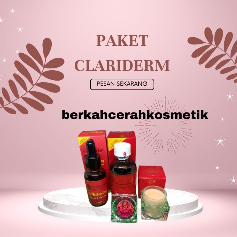 PAKET TONER CLARIDERM 3in 1