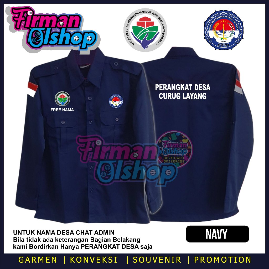 Bigsize kemeja perangkat desa baju perangkat desa seragam perangkat desa Pdh perangkat desa kemeja k