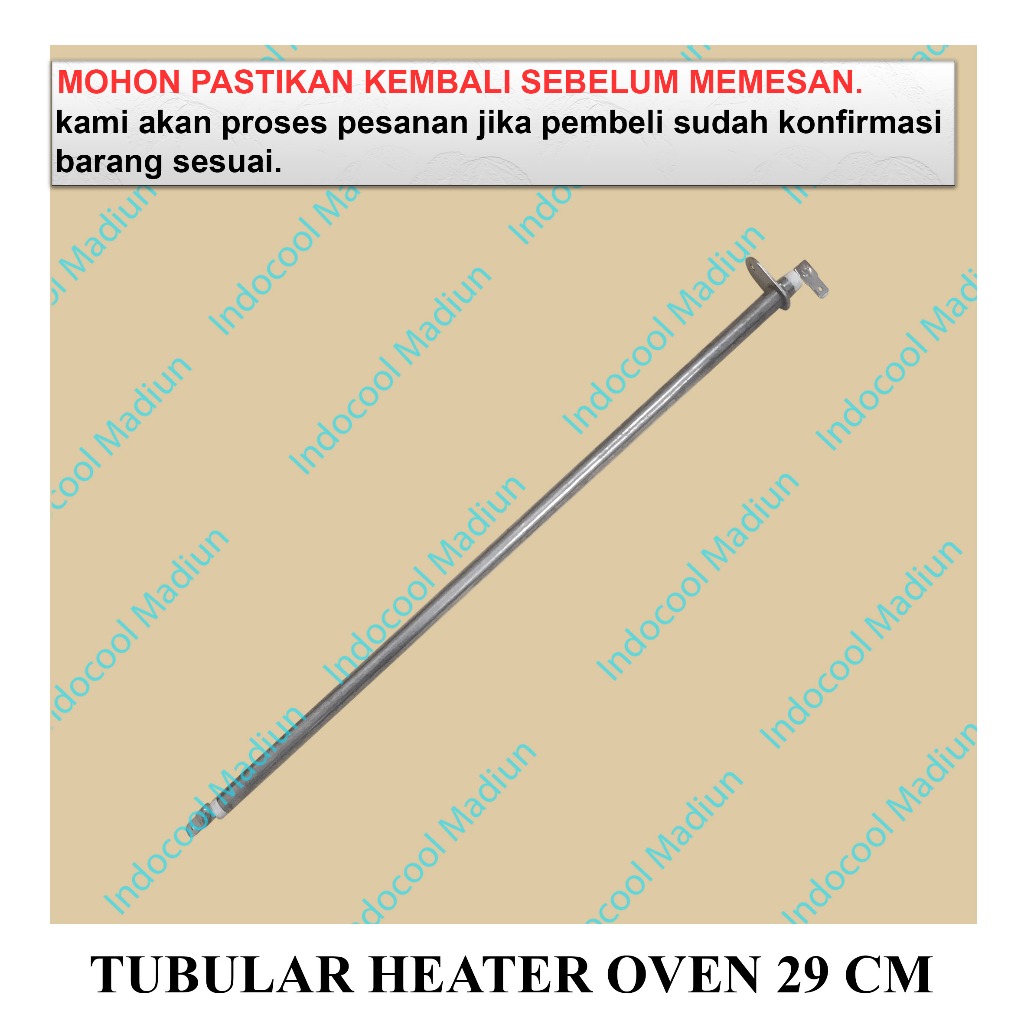 THO29 ELEMENT HEATER PEMANAS MICROWAVE/OVEN / PEMANAS OVEN LURUS  / TUBULAR HEATER OVEN 29 CM