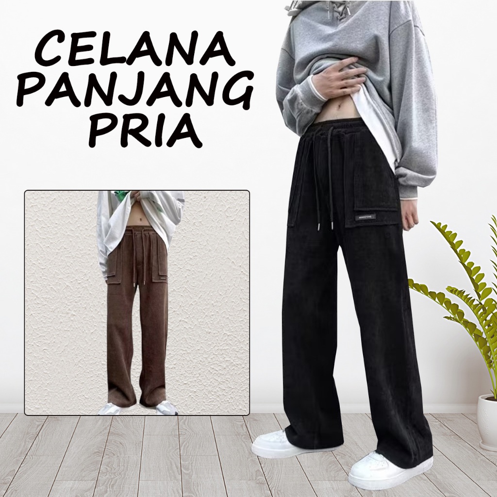 celana corduroy pria celana panjang pria celana vintage pria celana gombrong pria celana korduroy pr