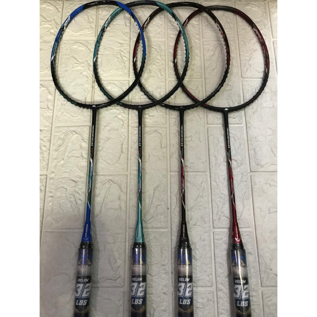 Raket badminton NEW POWER MAX NANOPARTICLES 700 KUAT TARIKAN 32 LBS ORIGINAL