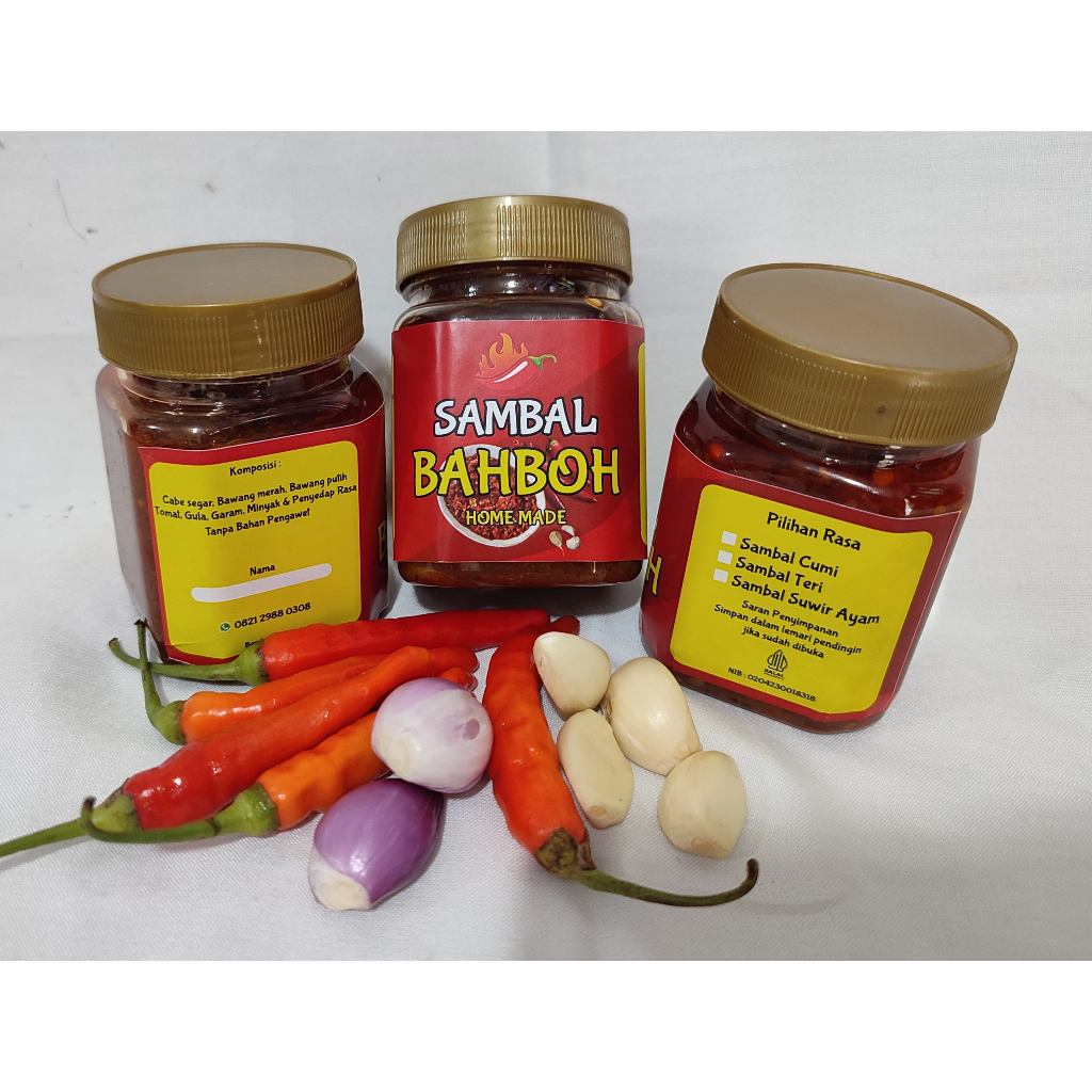 

SAMBAL CUMI BAHBOH Netto 175 grm