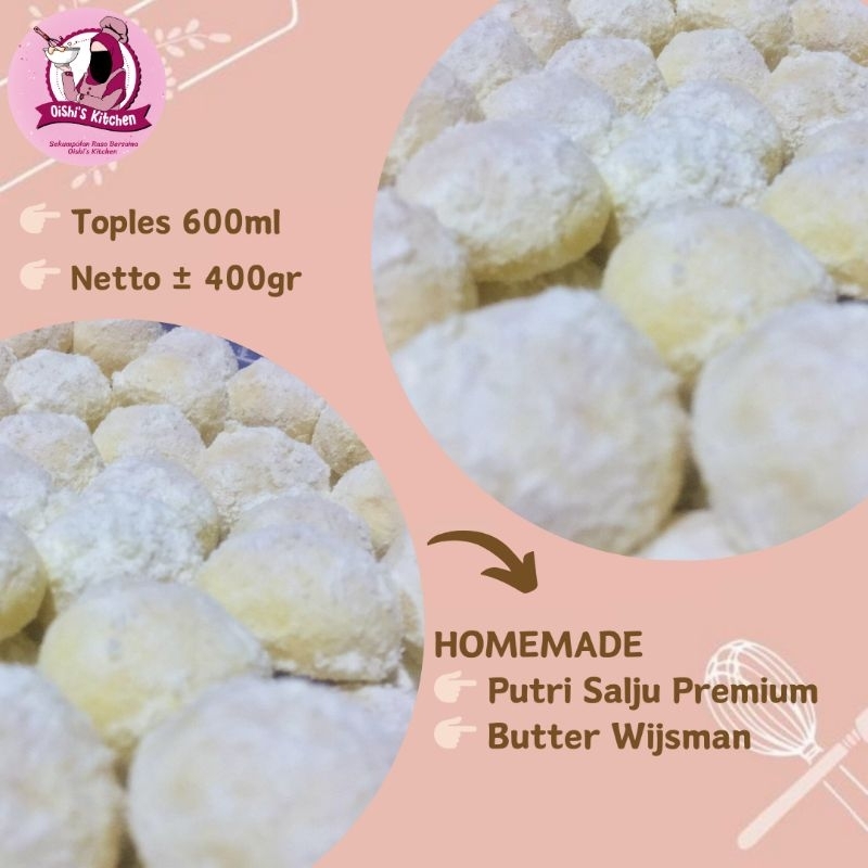 

KUE KERING || PUTRI SALJU PREMIUM || BUTTER WIJSMAN