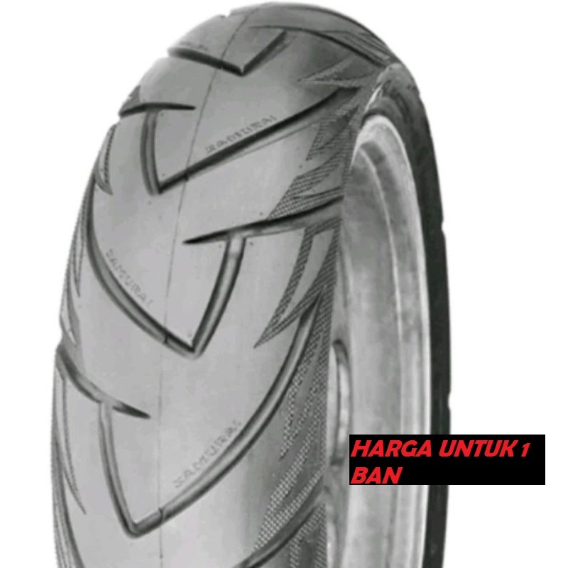 Ban Luar Motor Swallow 50,60,70,80 ring 17 Samurai Sb 128 ukuran 200,215,250, 275 x17 Samurai sb128 