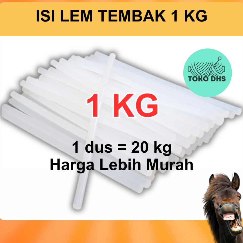 

KODE D6I 1 KG Isi Lem Tembak Kiloan Lem Bakar Kiloan Glue Gun Refill Lem Lilin Tembak Kecil Besar 1 KG