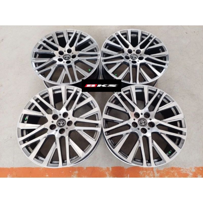 Velg Mobil Bekas Replika Vellfire R20x8.5 pcd 5x114.3 Et42 Grey Polish